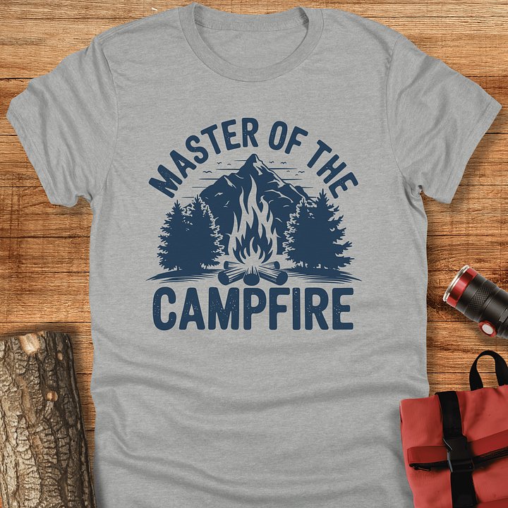 Master of the campfire, Camping t-shirt, Unisex product image (1)