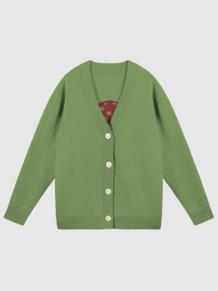 Enchanted Mushroom Jacquard Cardigan product image (2)