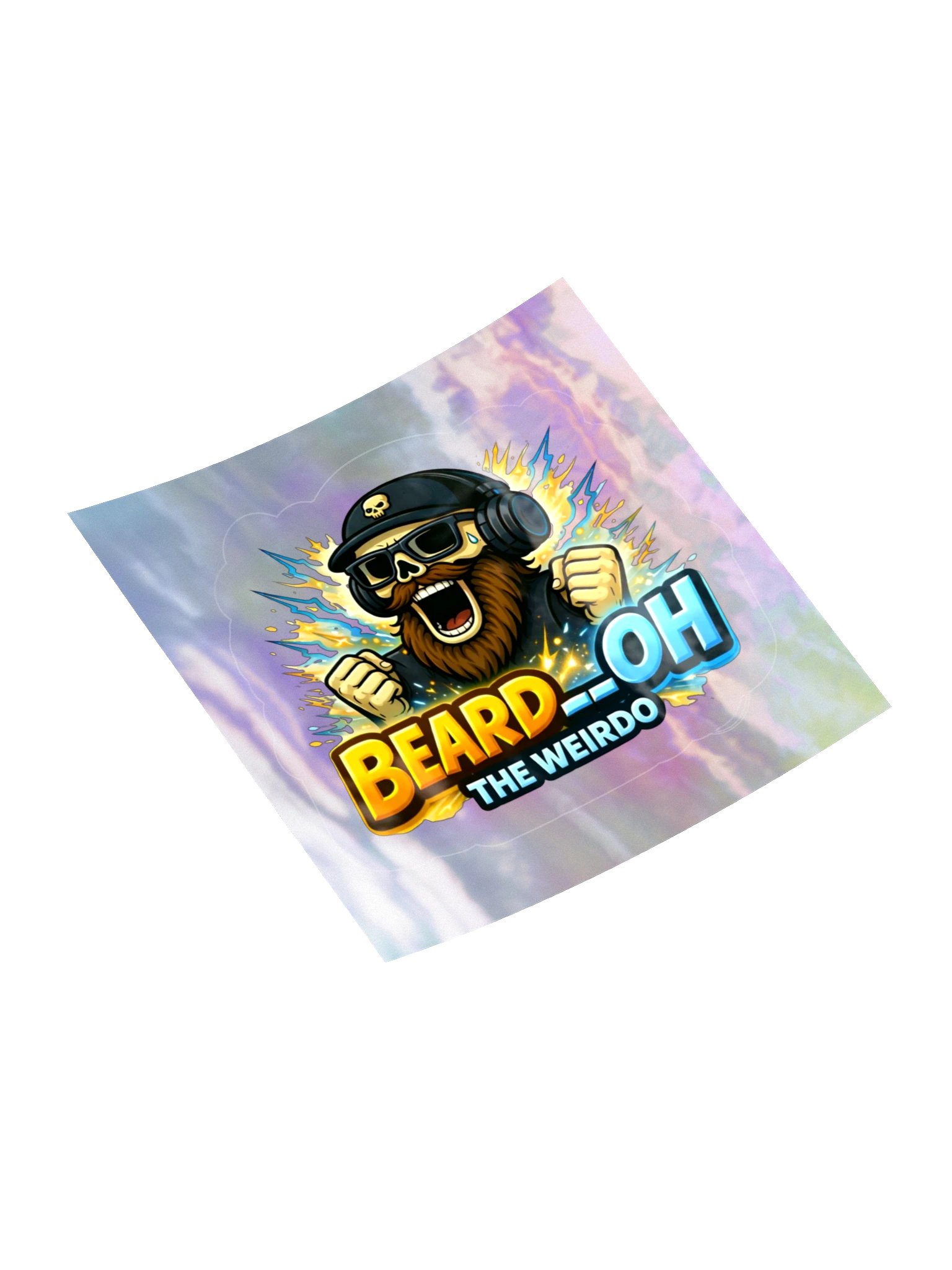 Beard__Oh Holographic Sticker Sheet product image (4)