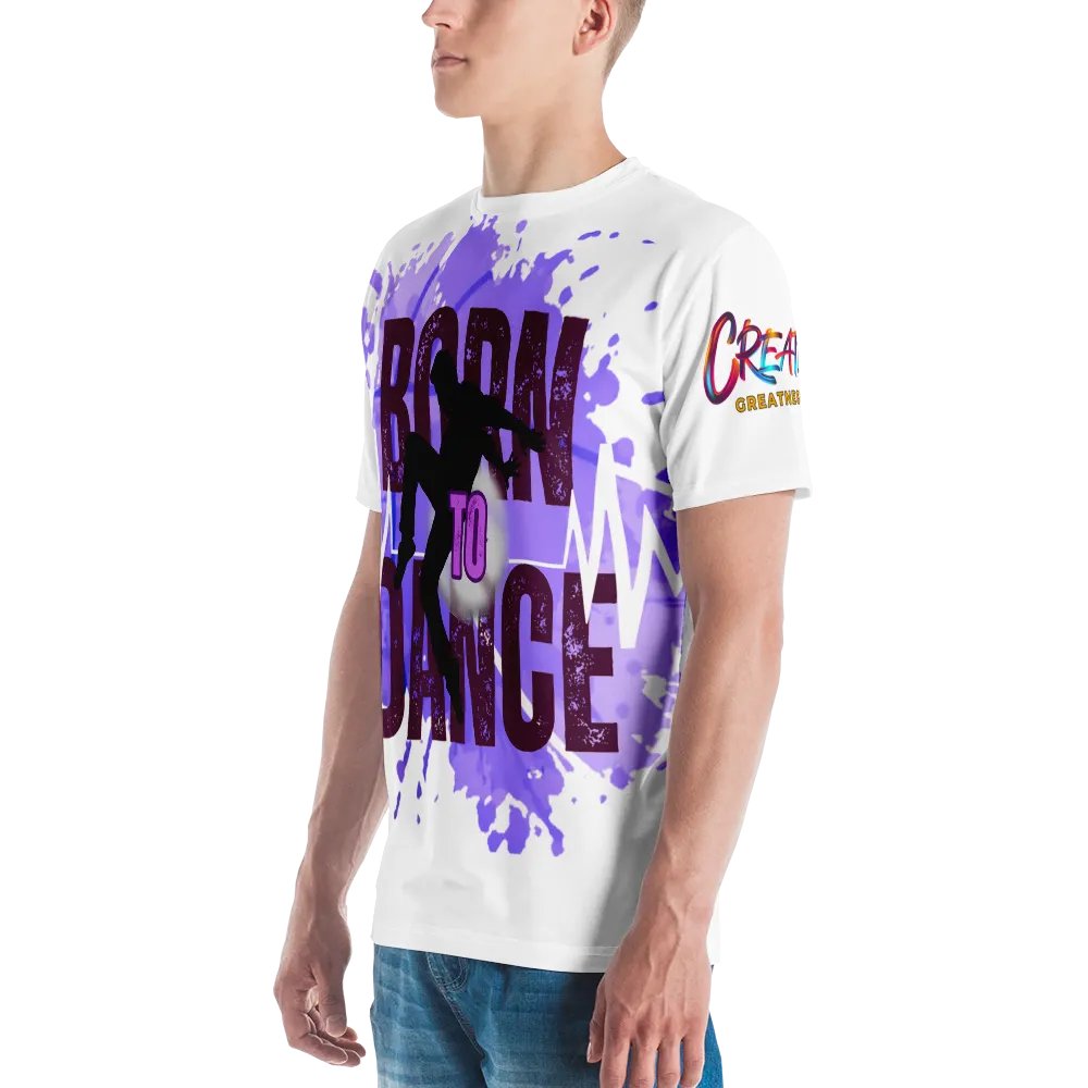 Born to Dance His Silhouette Dynamic Huge Print T-Shirt product image (6)