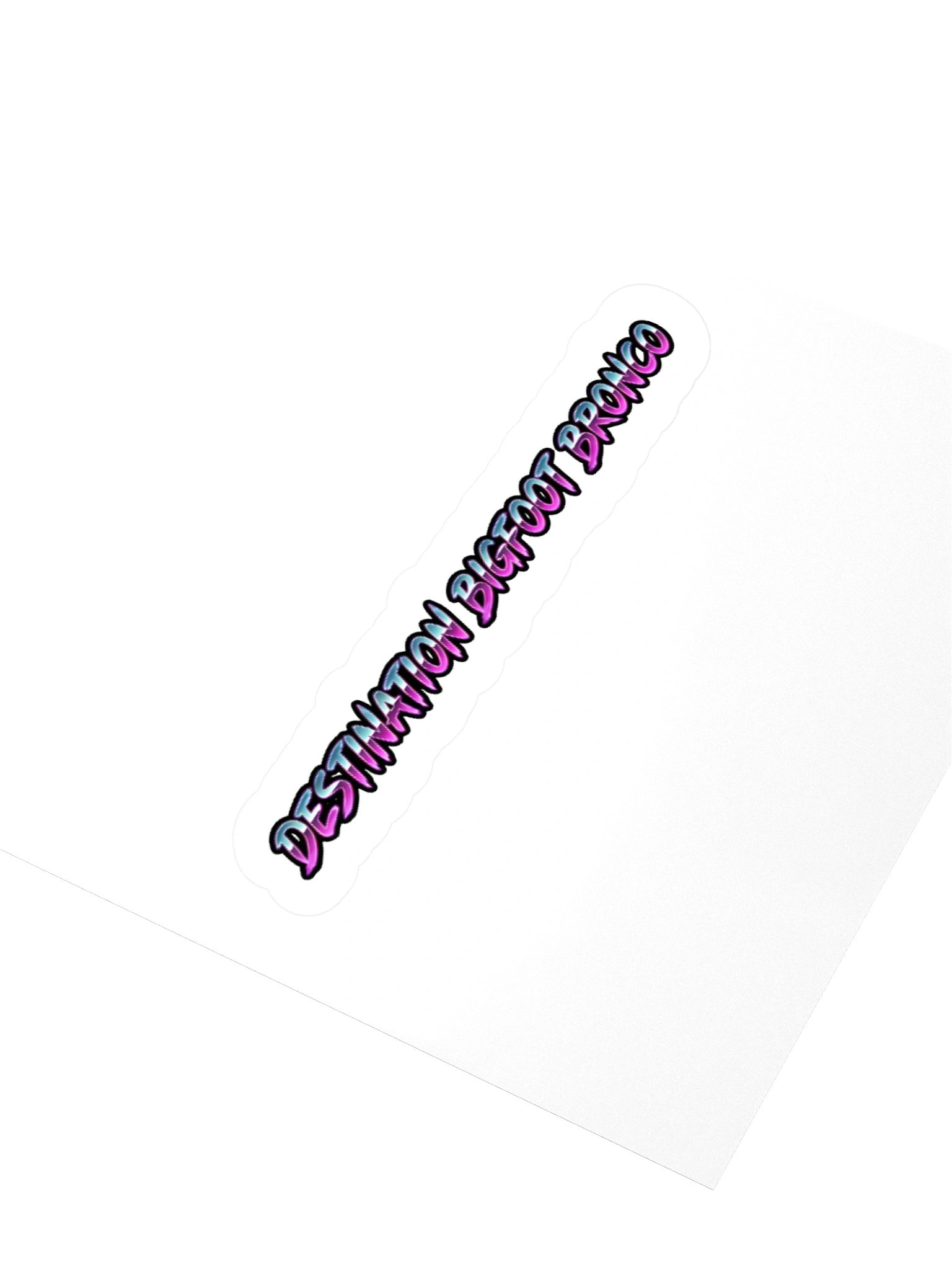 2026 Bronco Beach Bash OBX / Destination Bigfoot Bronco Collab Kiss Cut Sticker (Multiple Sizes Available) product image (7)