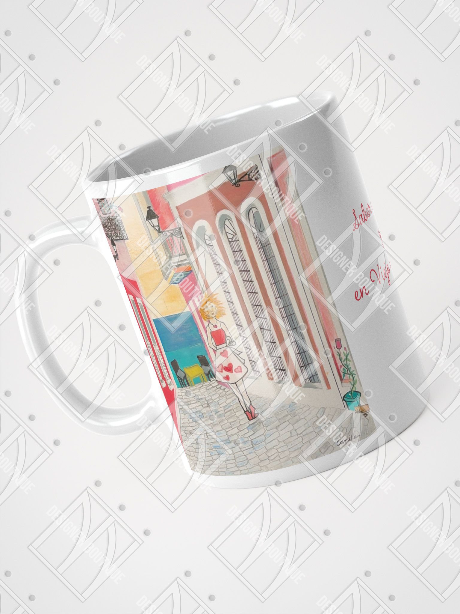 NN Designer Boutique x Camila Arraiza: Taza (Pelirroja) – Sabor a Amor y Café en el Viejo San Juan product image (5)