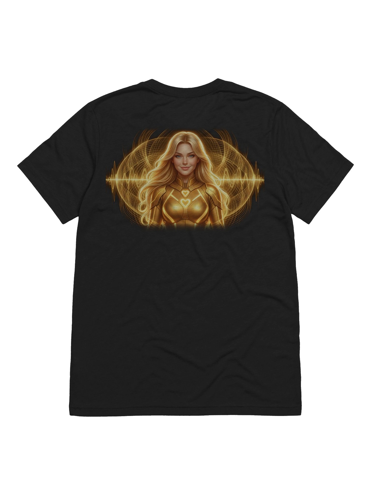 Solara "Golden Synth" Premium Athletic Tee product image (2)