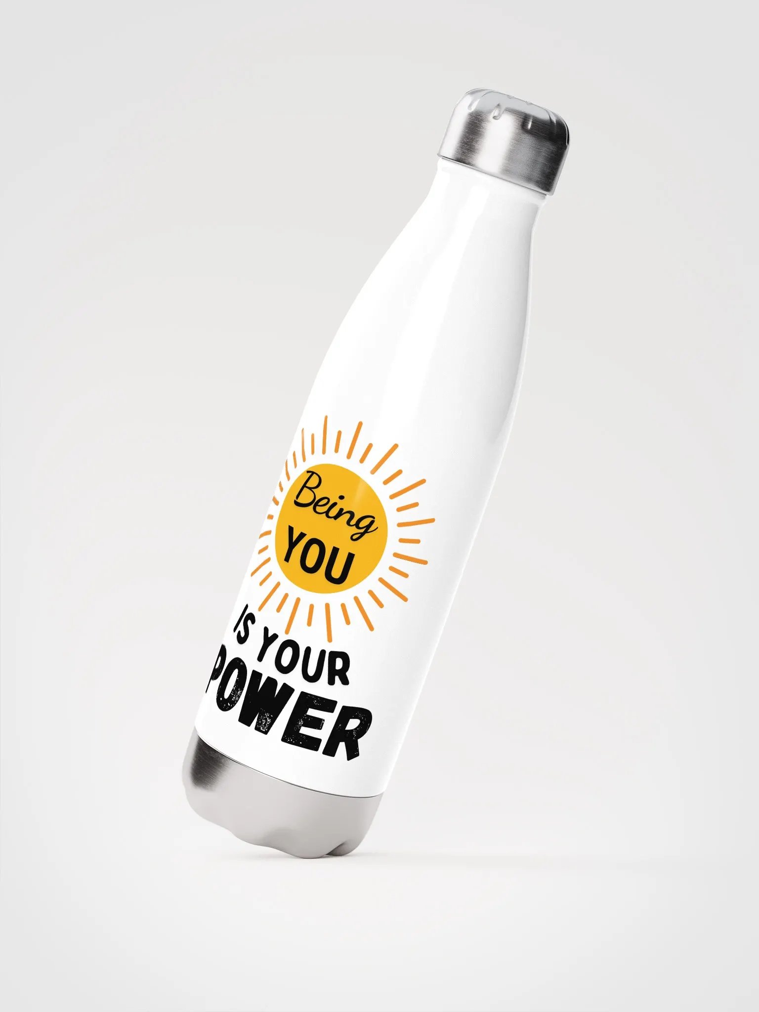 Being You Is Your Power — Mindful Insulated Water Bottle product image (2)