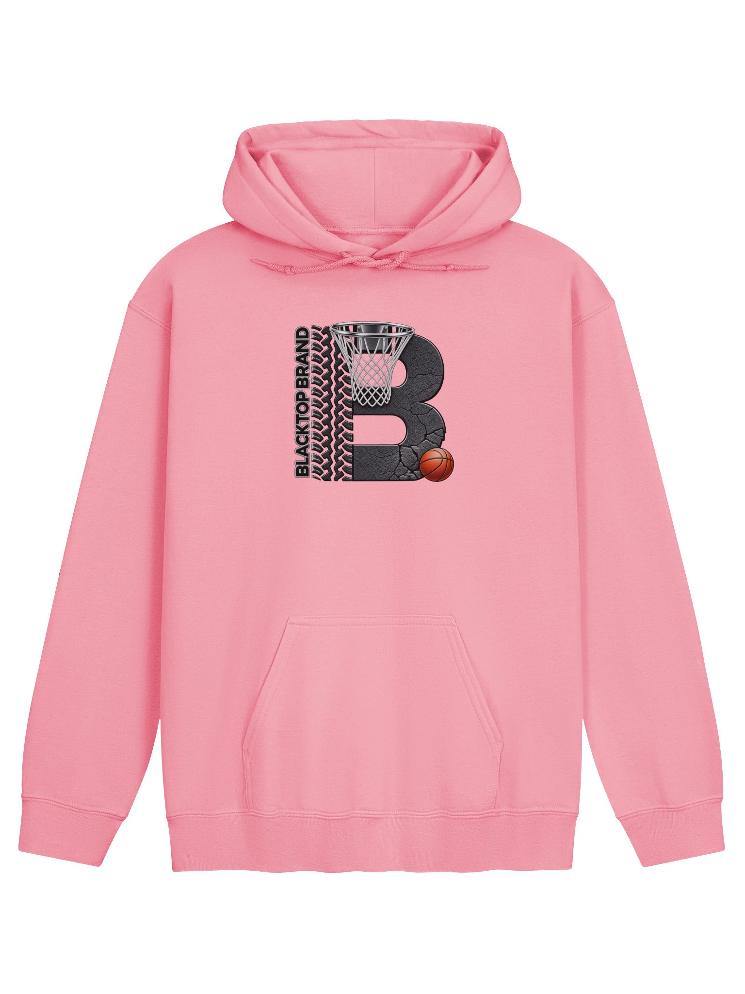 Blacktop Brand Basketball Logo Hoodie product image (1)
