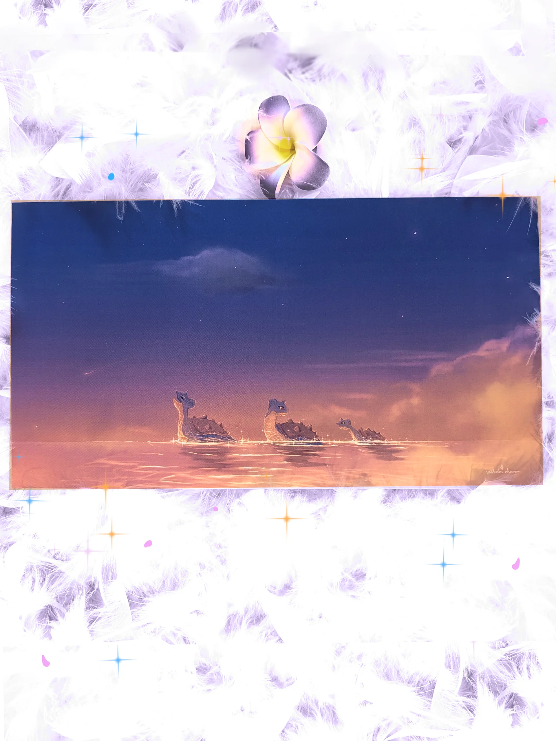 Lapras Sunset - 12 x 8 Print product image (1)