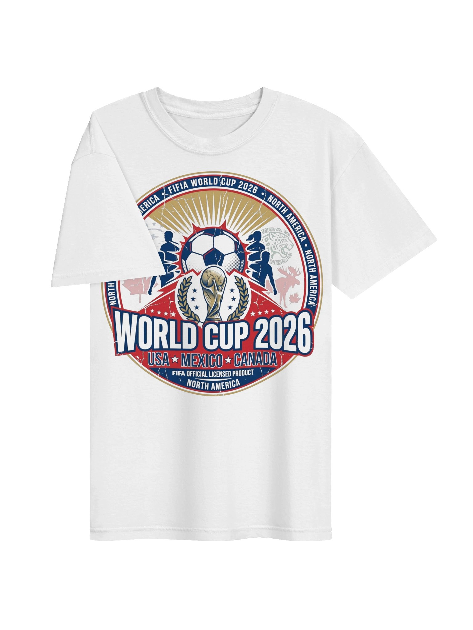 FIFA World Cup 2026 Official Logo T-Shirt – USA, Mexico, Canada product image (7)