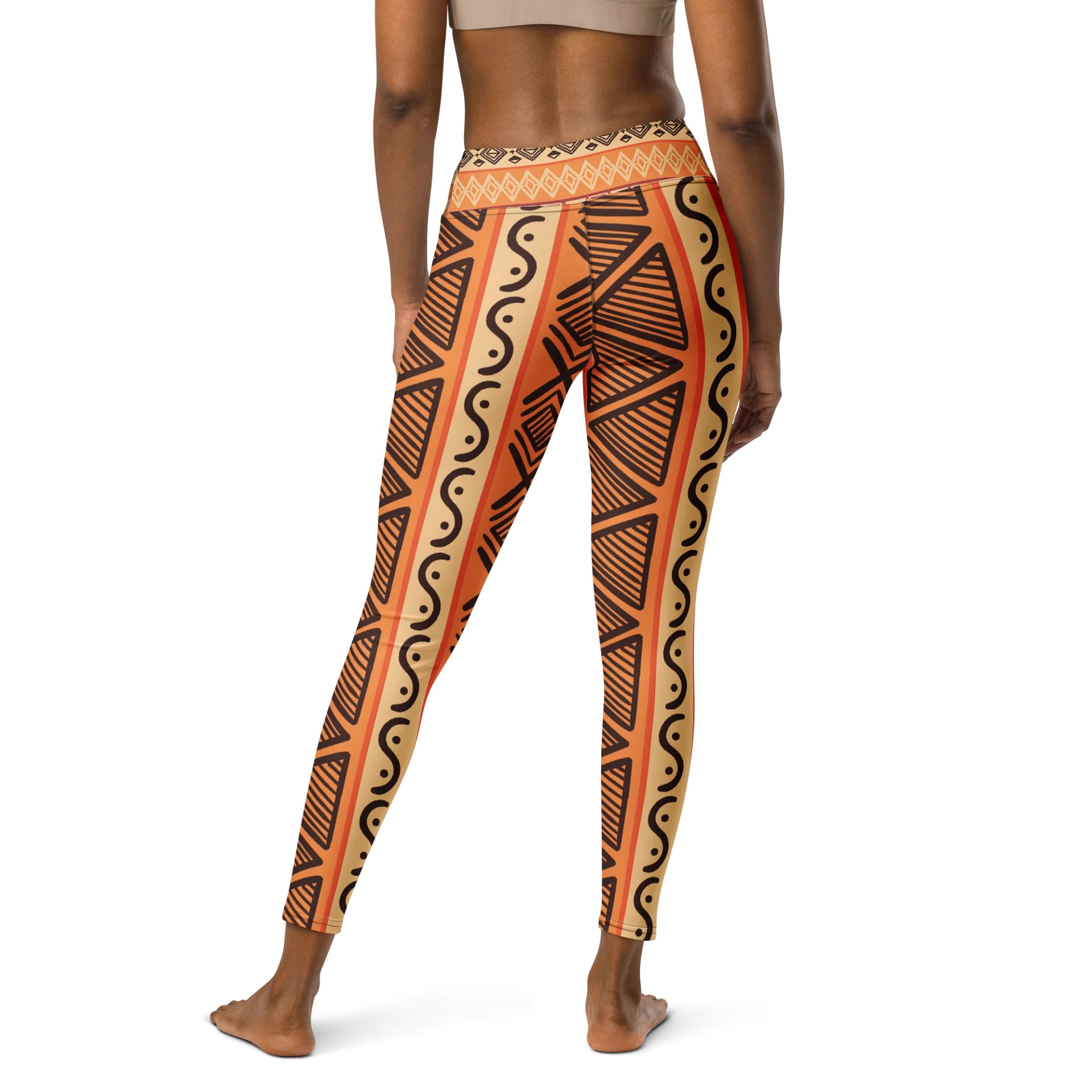 'Philius Apparel' Terra Cotta Kinte workout Leggings product image (2)