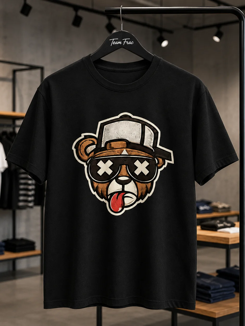 Premium Oversized Bear Graphic Tee product image (1)