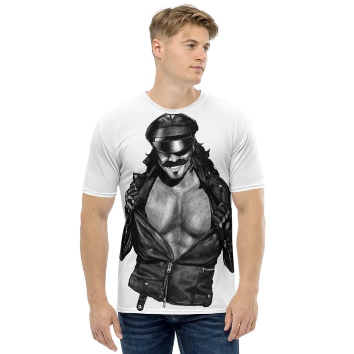 Leather Outlaw white tee product image (1)