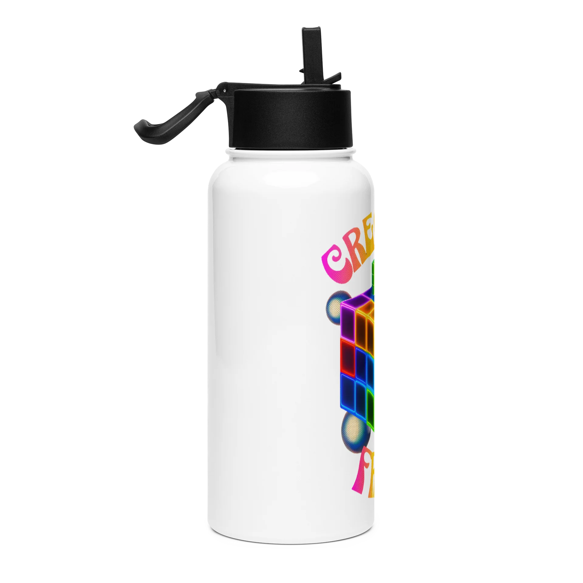 Creation Fruit Blox Fruits Gamer Stainless Steel Water Bottle With Straw Gift For Kids product image (4)