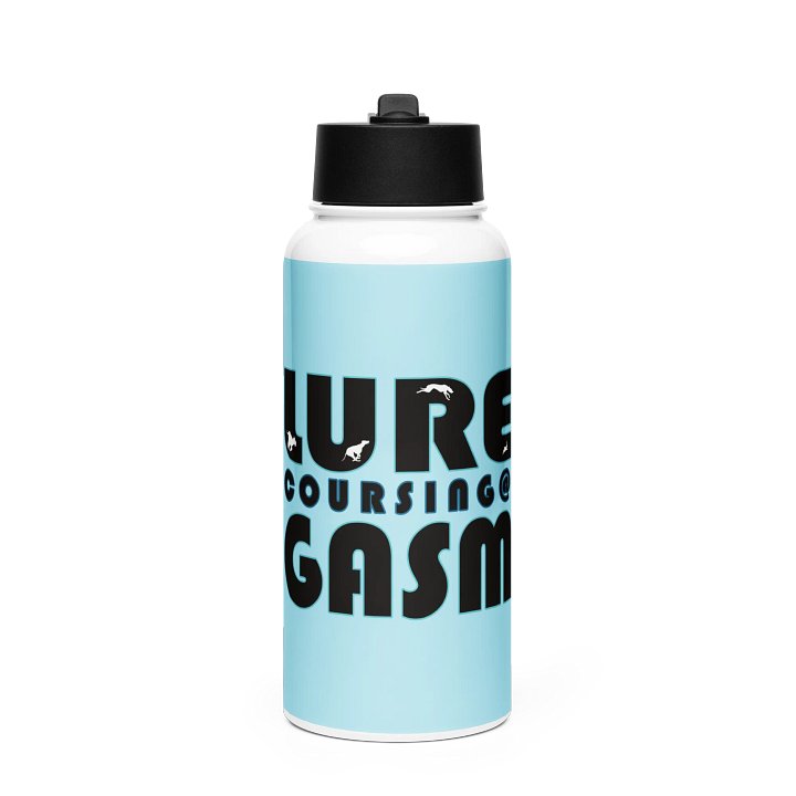 Lure Coursing @ GASM Stainless Steel Water Bottle - Blue product image (1)