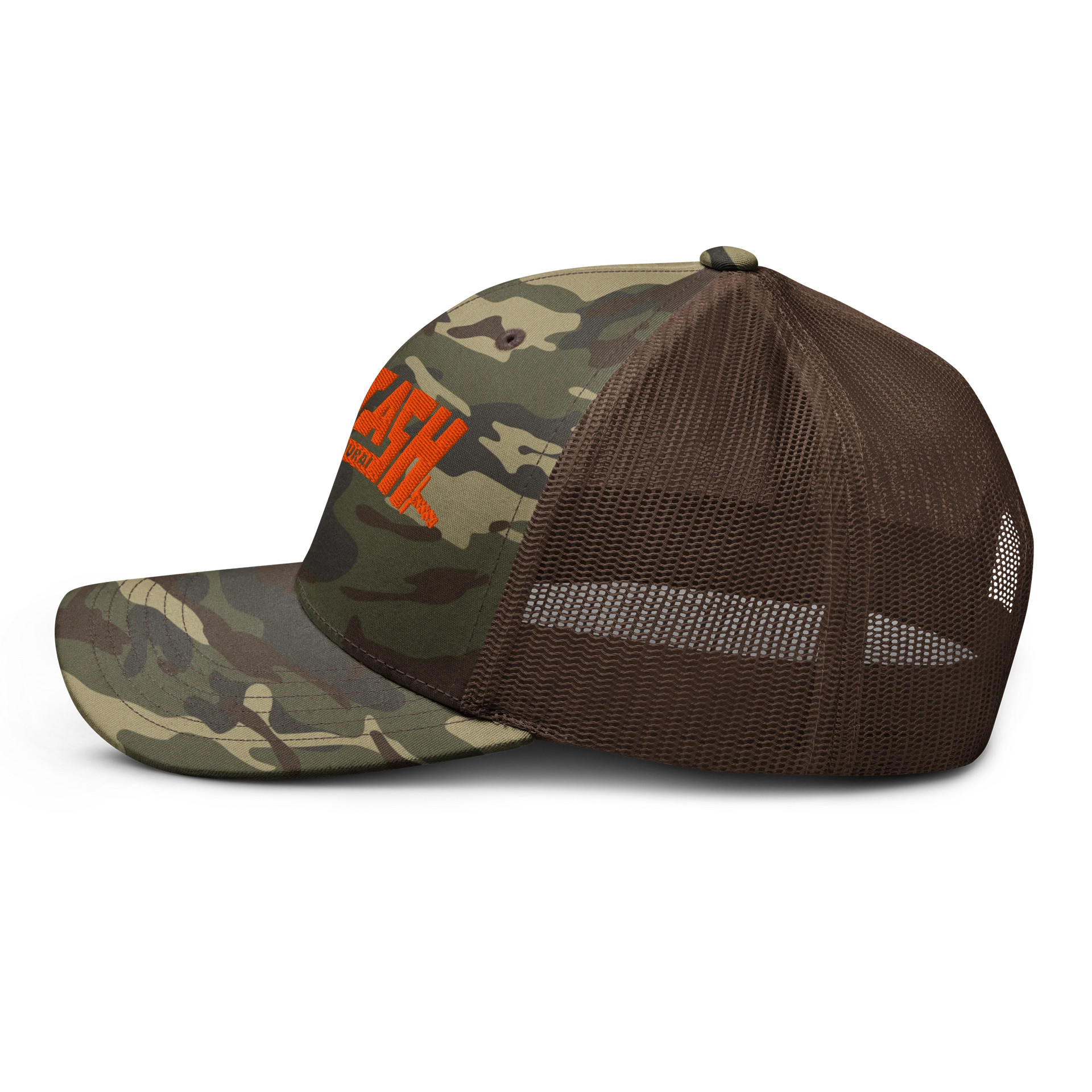 Silent Ash Logo Camo Trucker Hat product image (3)