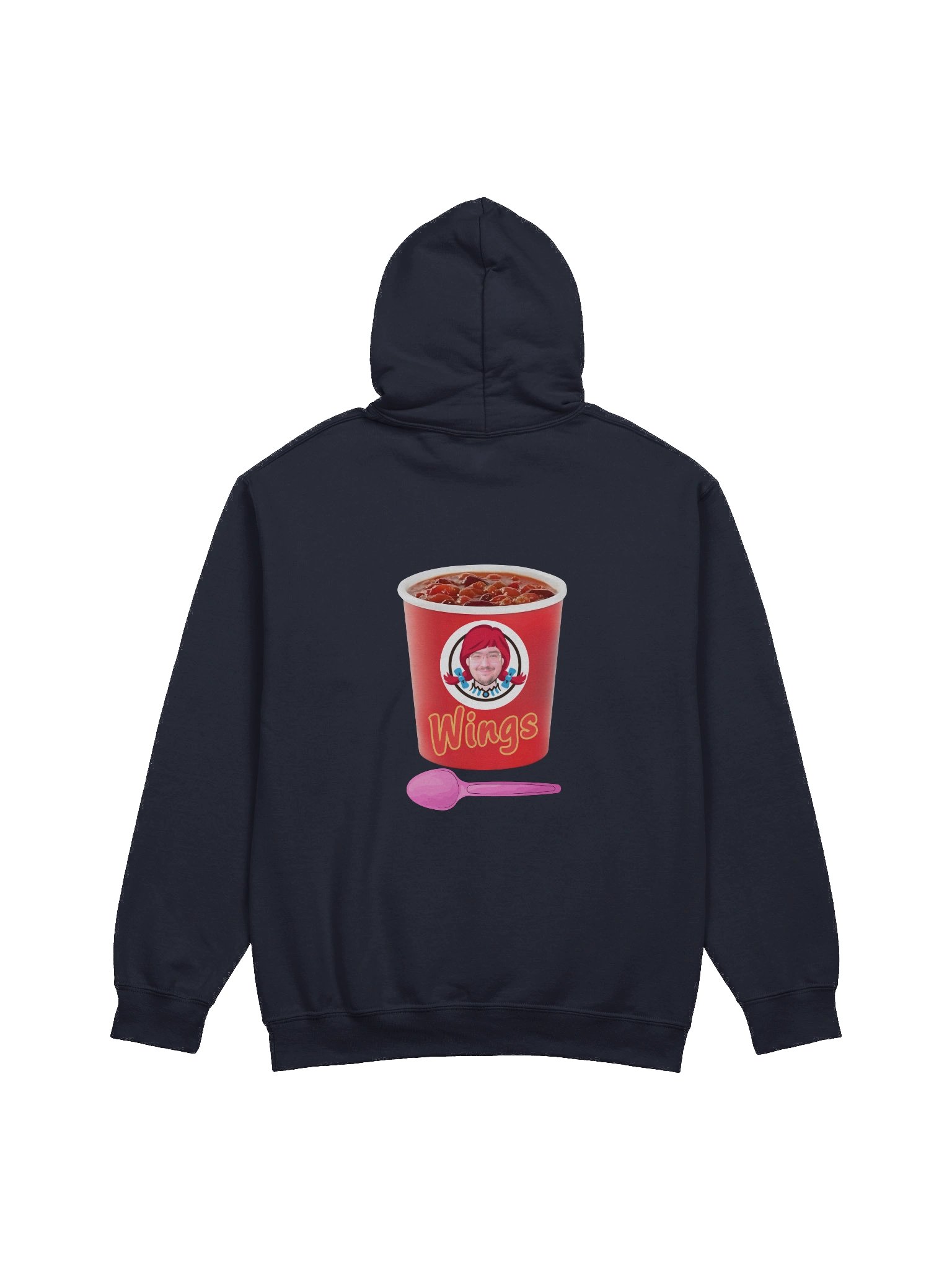 [WOR Shop] Wings Chili Cup - Unisex Pullover Hoodie [white logo] product image (9)