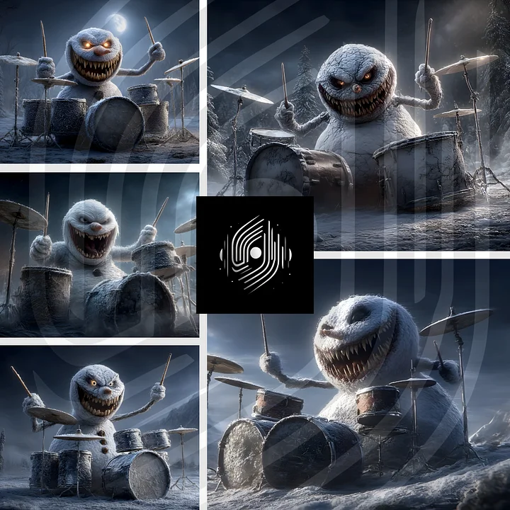 Snowman Metal Musicians - Drummers product image (1)