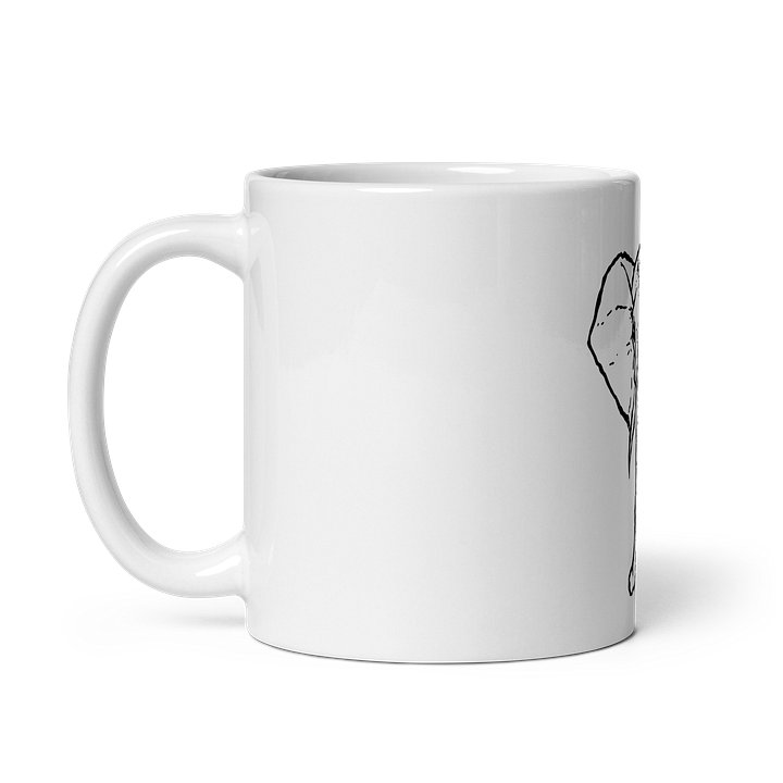 (white) SILIQ ELEPHANT Mug product image (2)