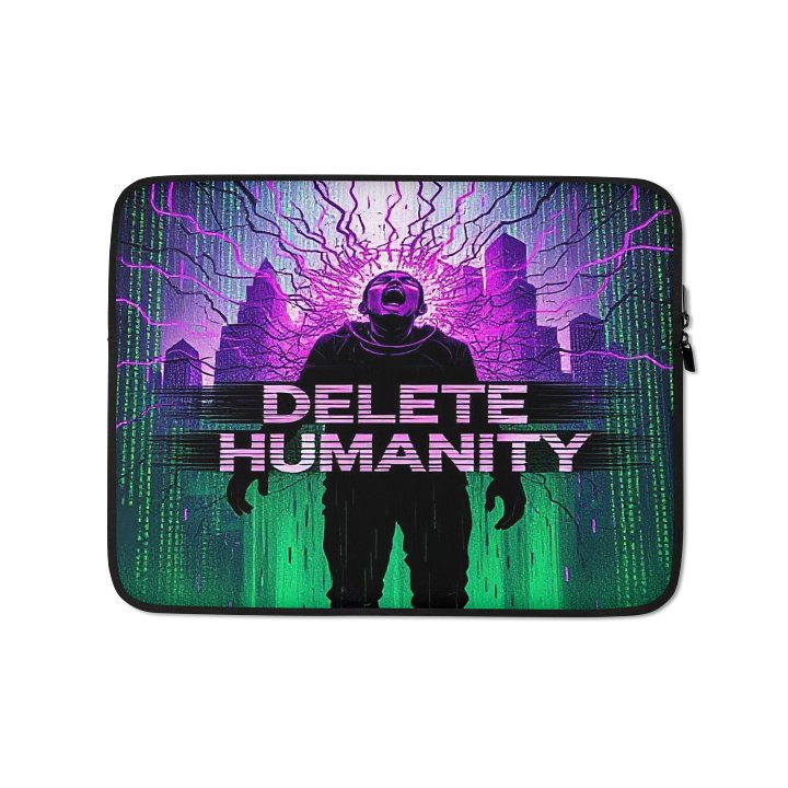 Delete Humanity Laptop Sleeve product image (1)