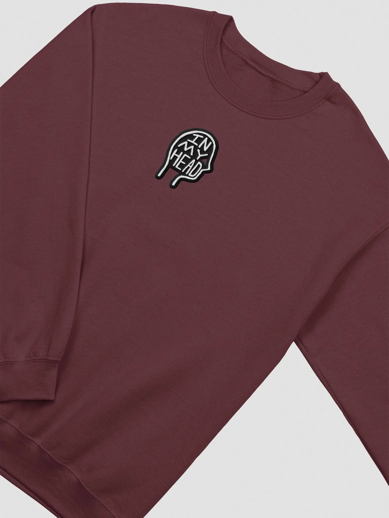 In My Head embroidered crewneck (bubble design 2) product image (1)