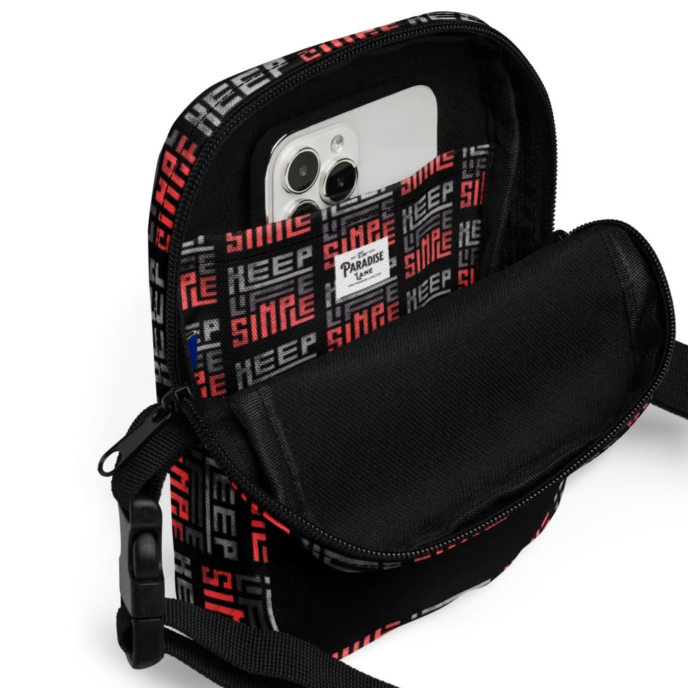 'Keep Life Simple' Utility Crossbody Bag product image (9)