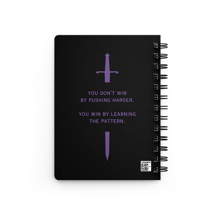 Pattern Boss Field Notes Journal | Gothic Chronic Illness Notebook product image (2)