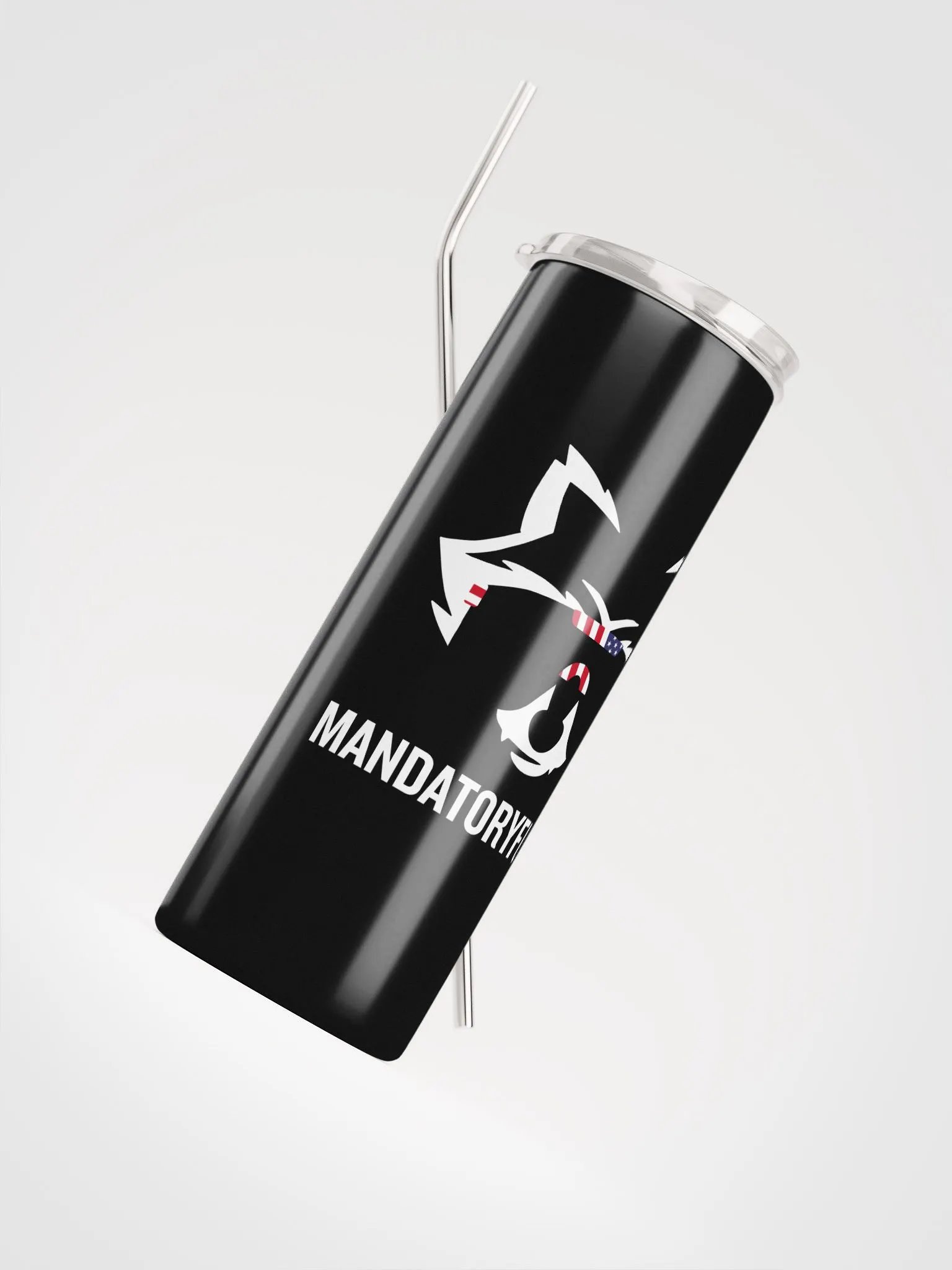 MandatoryFunDay Tumbler White Lettering product image (4)