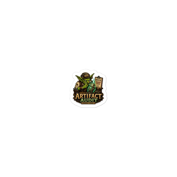 Artifact Audit Sticker product image (1)