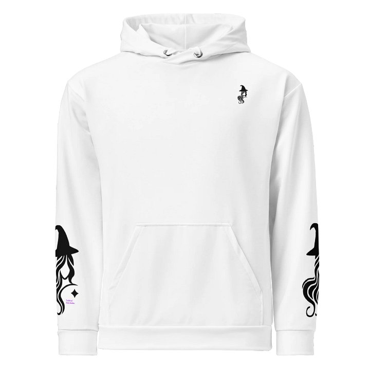 Grace Meets Grit — The White Tiger Bloom Hoodie product image (1)