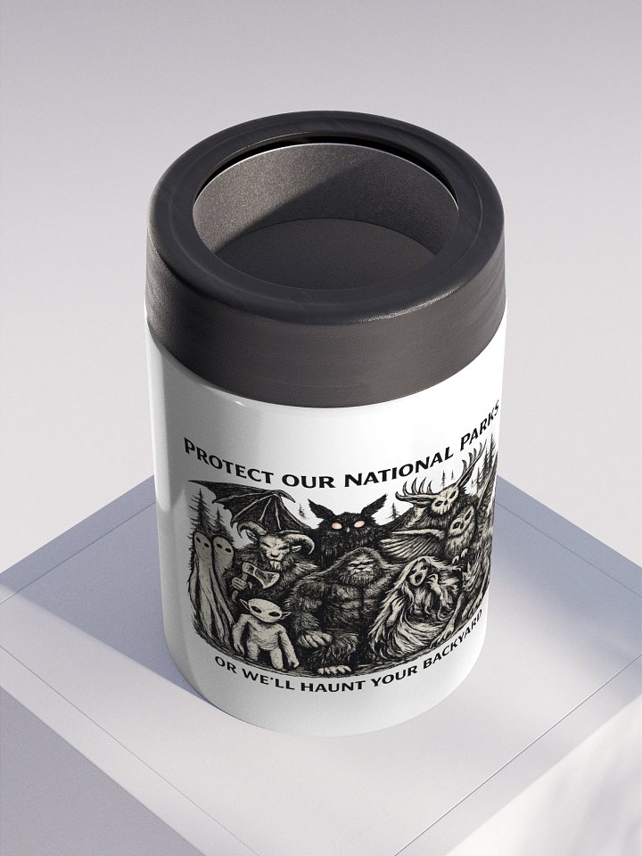 NATIONAL PARK CRYPTIDS STAINLESS STEEL KOOZIE product image (2)