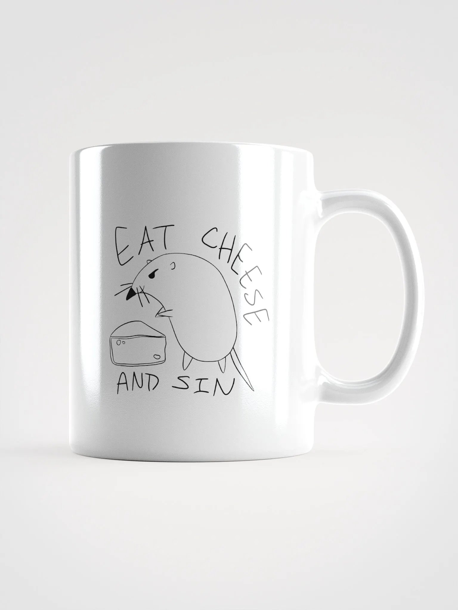 Eat Cheese and Sin Mug product image (1)