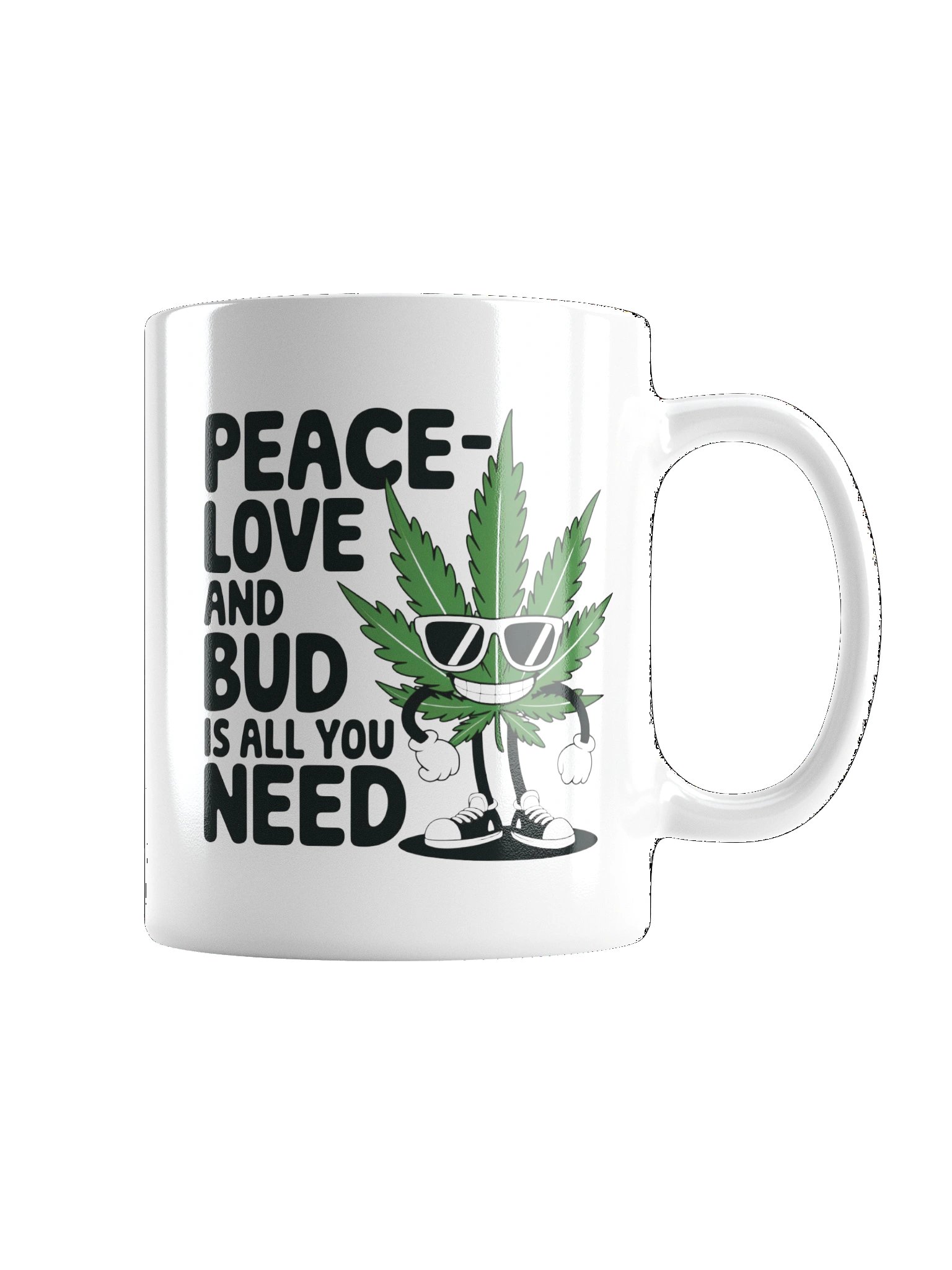Leafy Peace Love Coffee Mug product image (3)