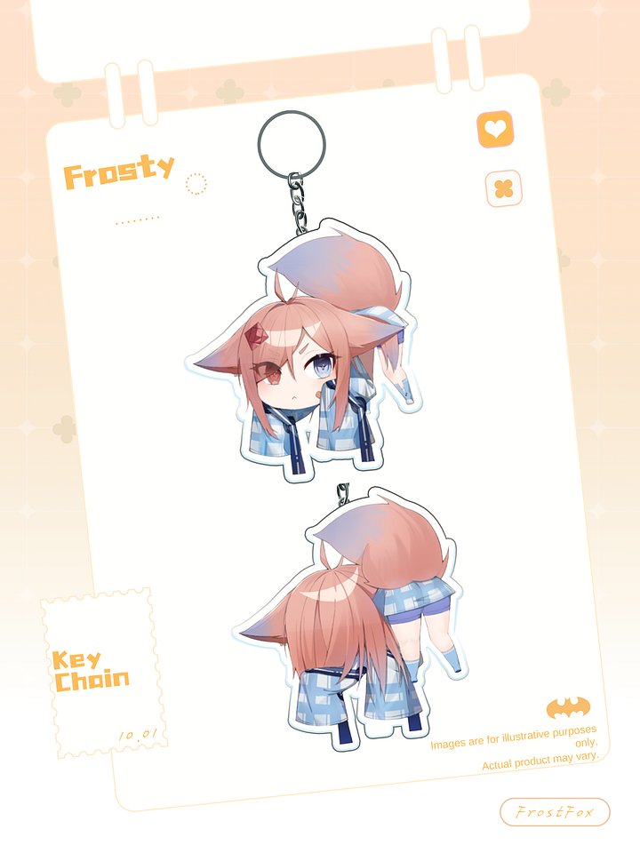 [FROSTY] Frost Acrylic Key Chain product image (1)