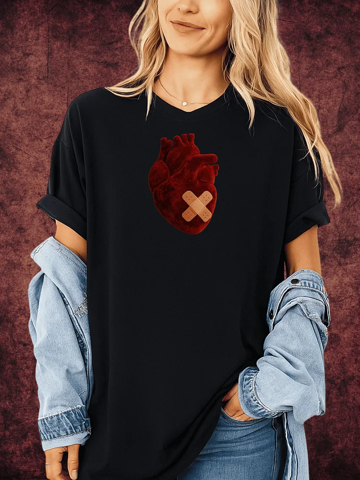 Mending Velvet Heart T-Shirt product image (1)