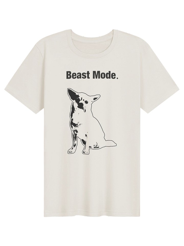Beast Mode Dog Silhouette Tee product image (1)