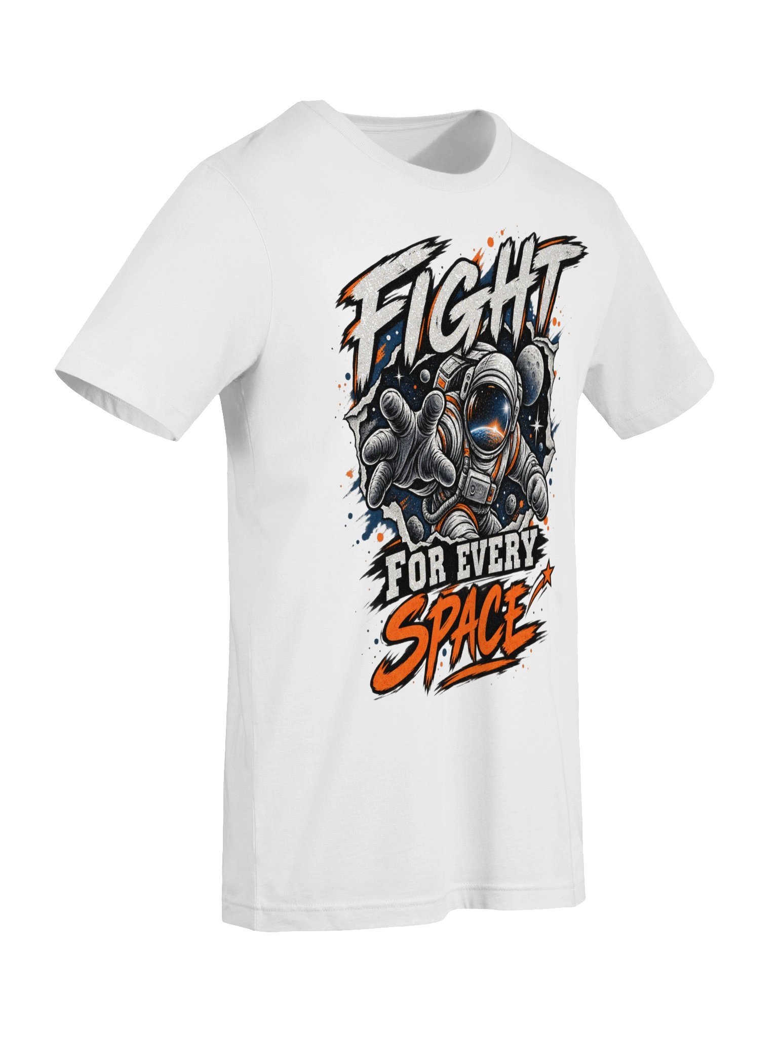 Fight For Every Space - Astronaut Motivational Graphic Tee product image (43)