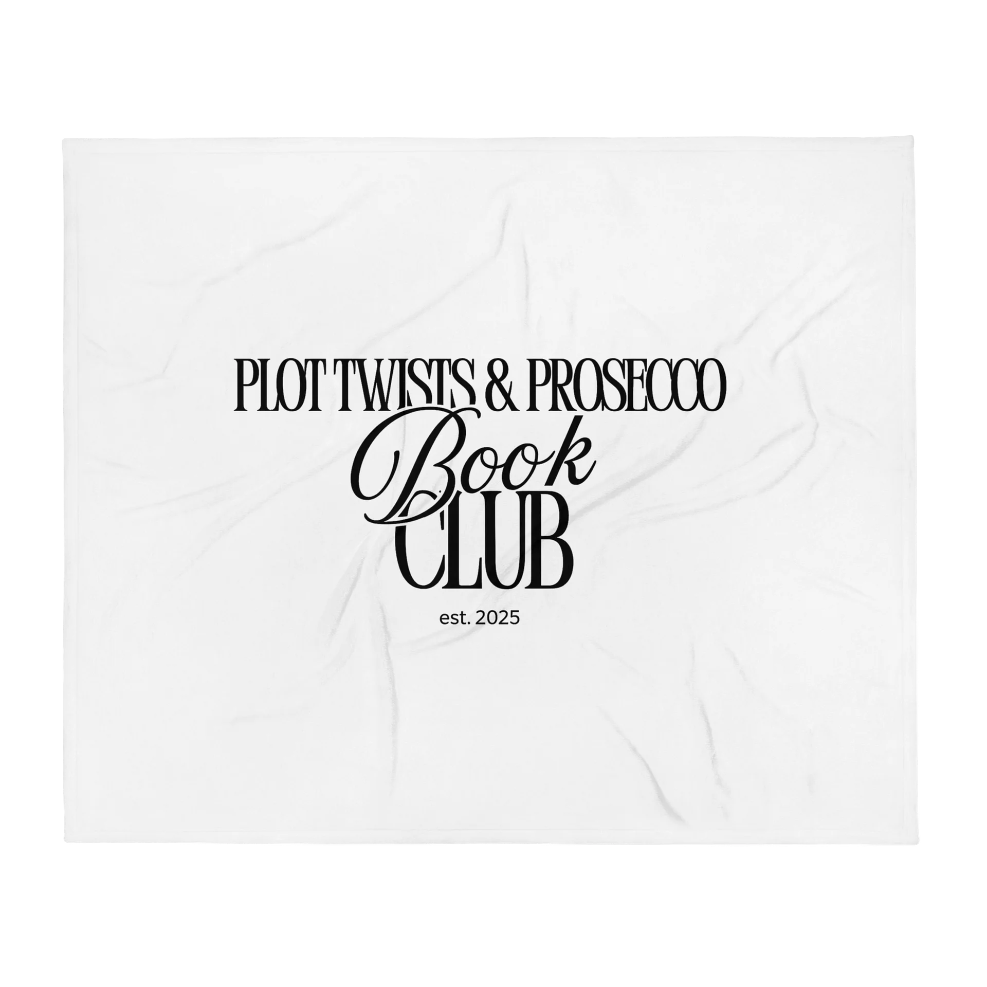 The Official Plot Twists & Prosecco Snuggle Throw product image (2)
