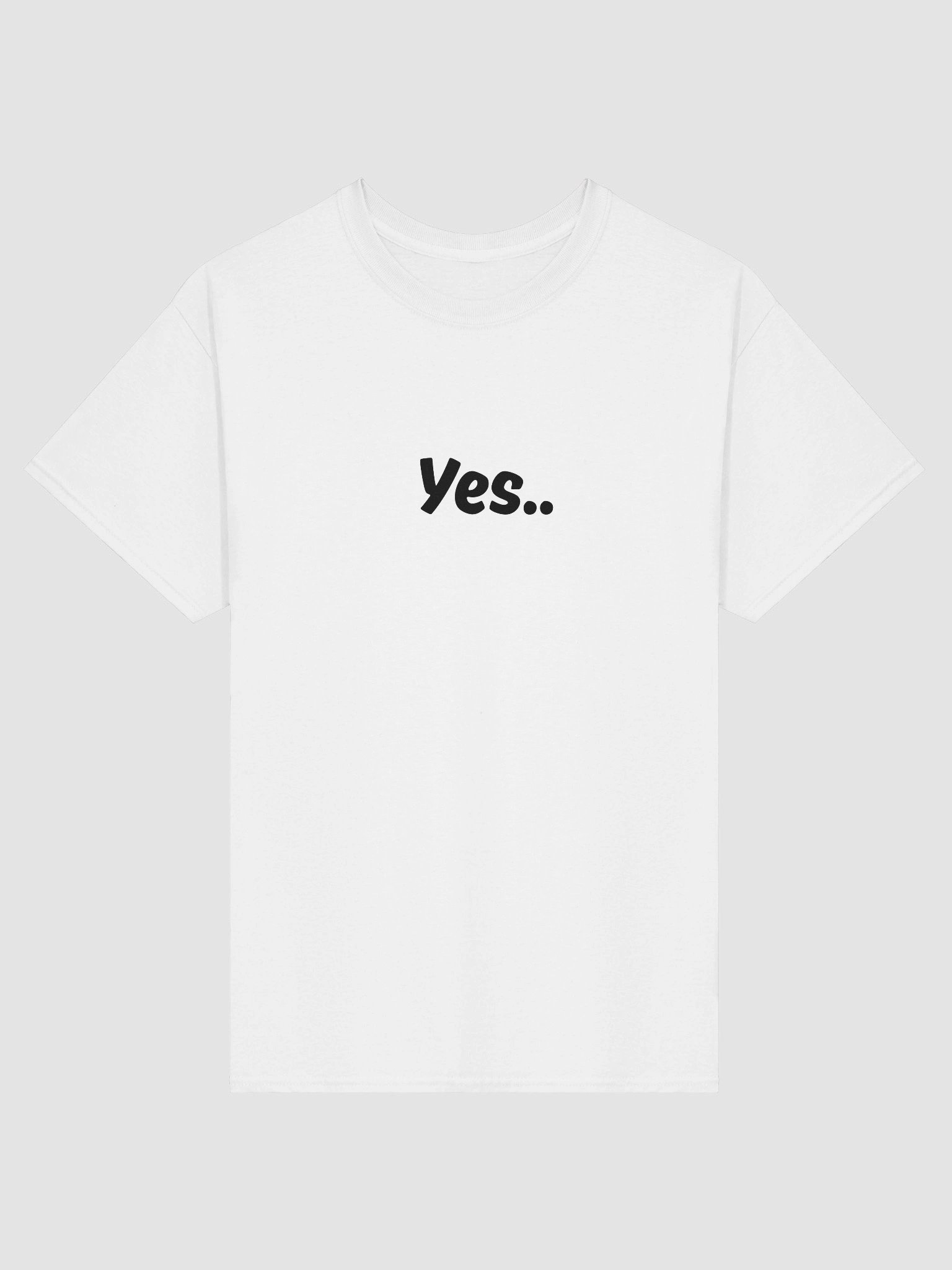 “Yes..” My Vibe Cotton T-Shirt product image (3)