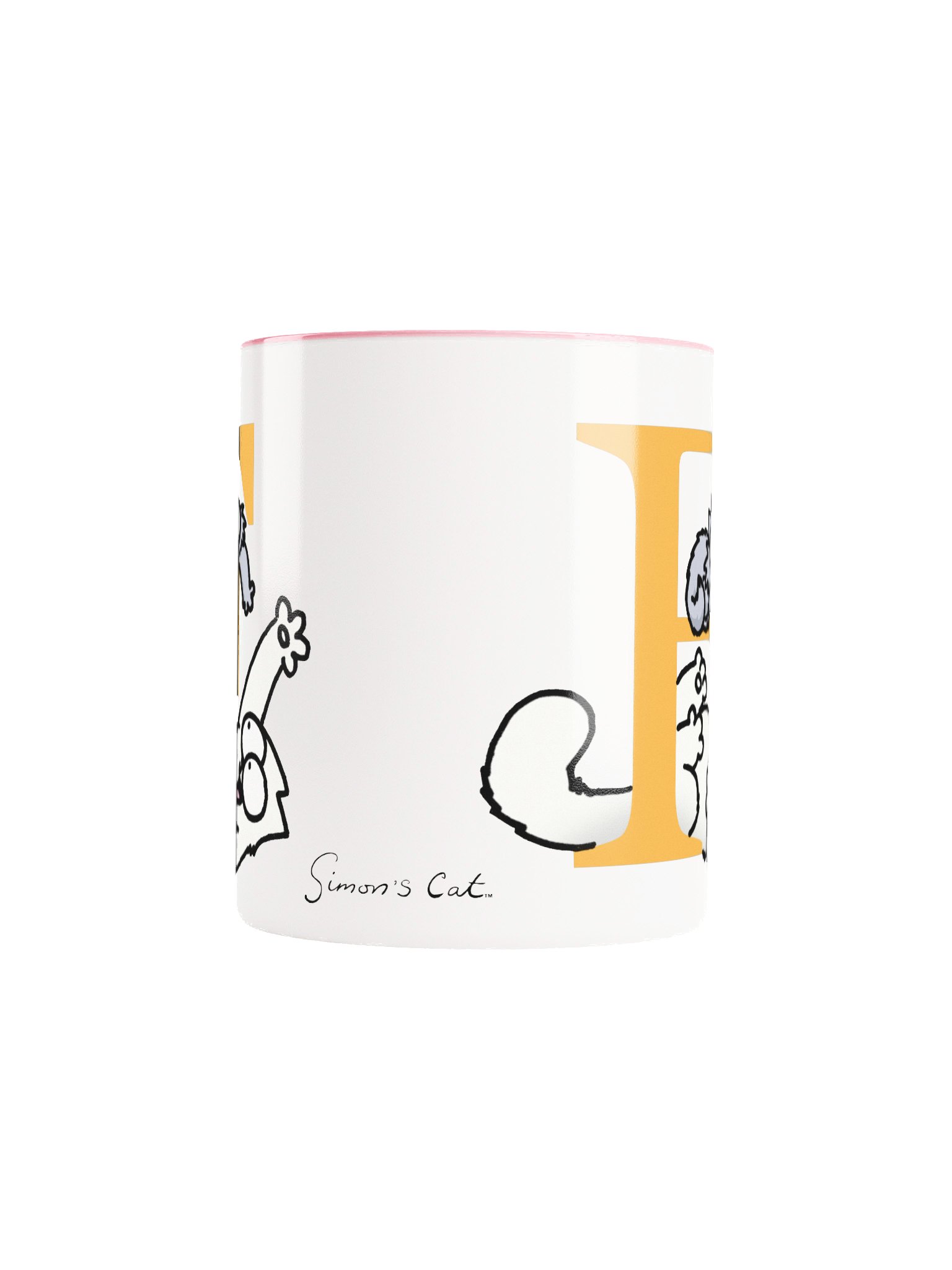 Cat Monogram Mug - F product image (5)