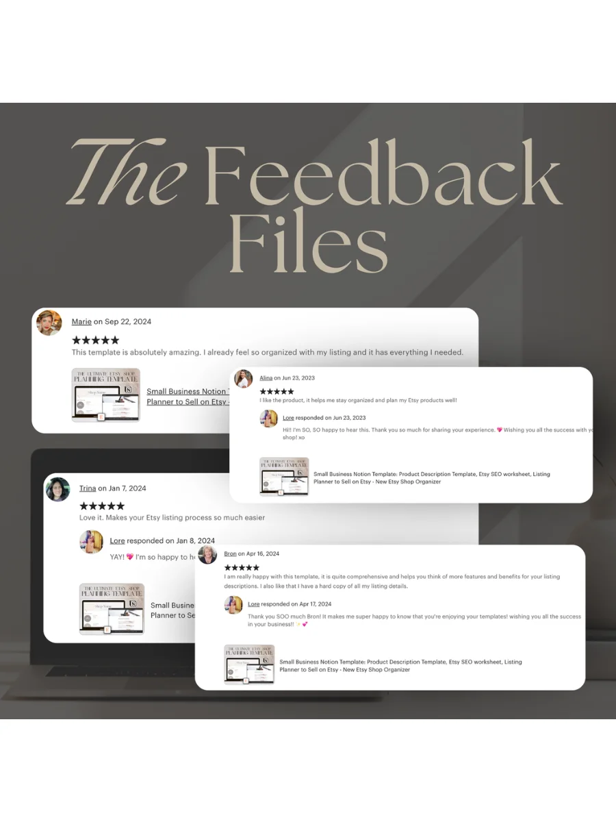 Etsy Shop Planner - Notion Template product image (10)