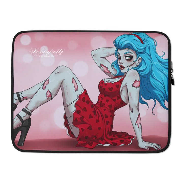 V4 Zombie Pinup Laptop Sleeve product image (2)