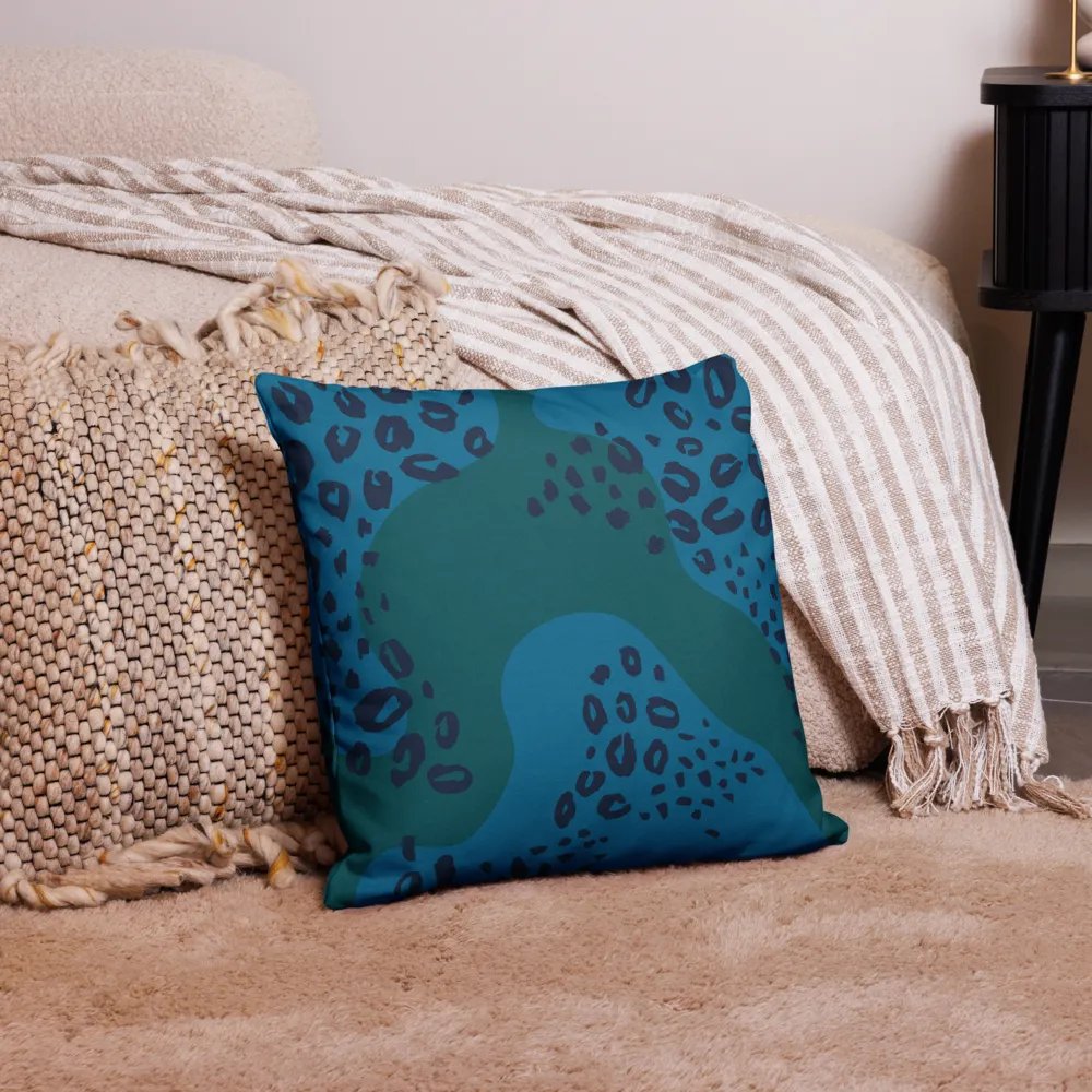 Northling™ Blue Green Topo Throw Pillow product image (11)