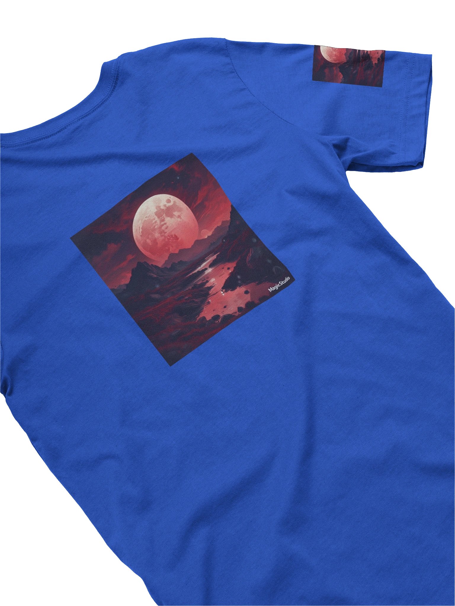 Lunar Reflections Red Moon T-Shirt product image (4)