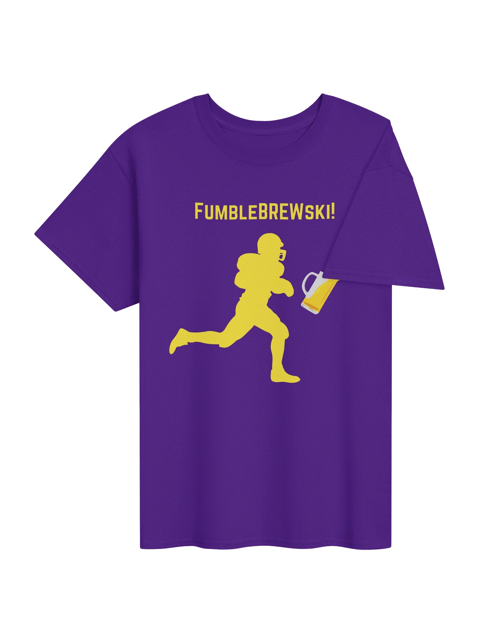 FumbleBREWski T-Shirt Purple product image (4)