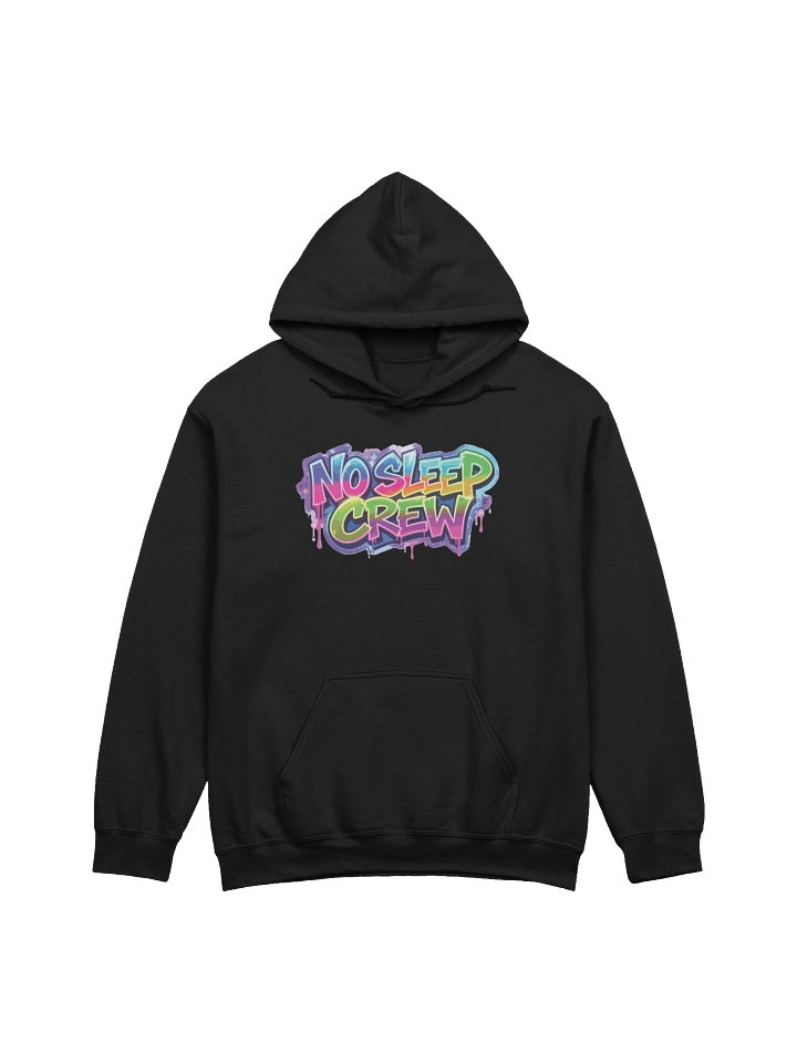 Vibrant Graffiti No Sleep Hoodie - Unisex Hoodie – Minimalist Printed Hoodie for Everyday Wear product image (1)