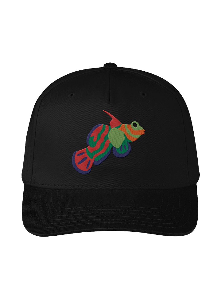 Green Mandarinfish Mid-Profile Baseball Cap (Embroidered) for Reef and Marine Aquarium Lovers product image (2)