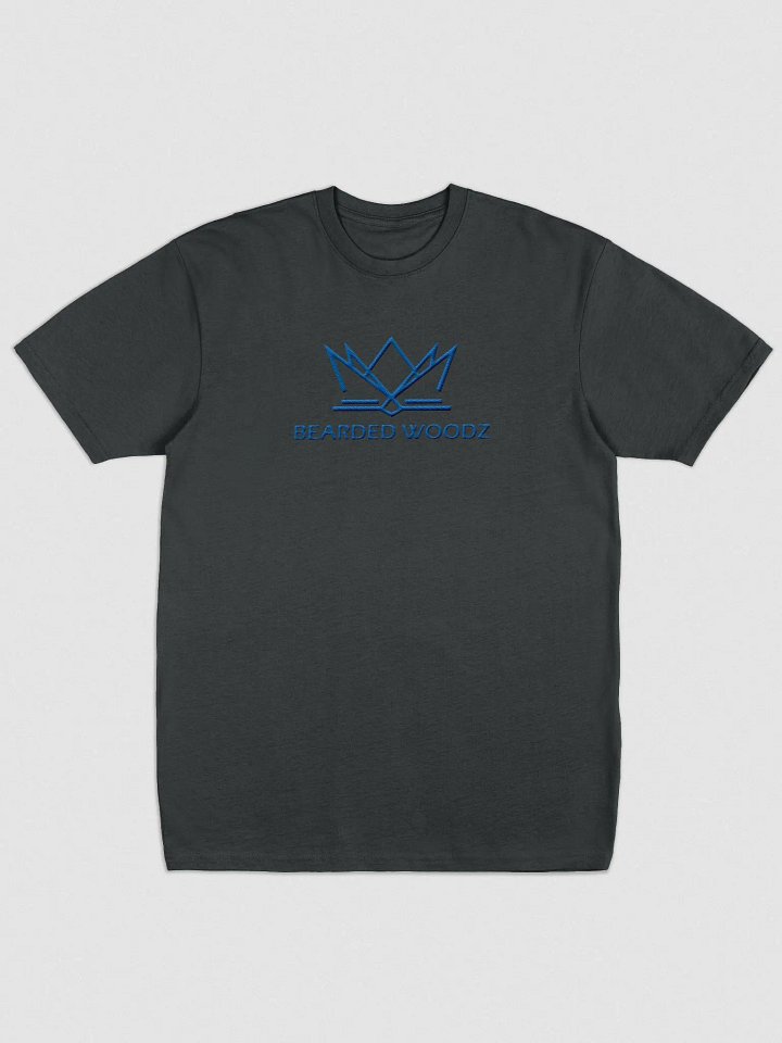 Men's Classic Bearded Woodz T-Shirt (Royal Blue Embroidery) product image (1)