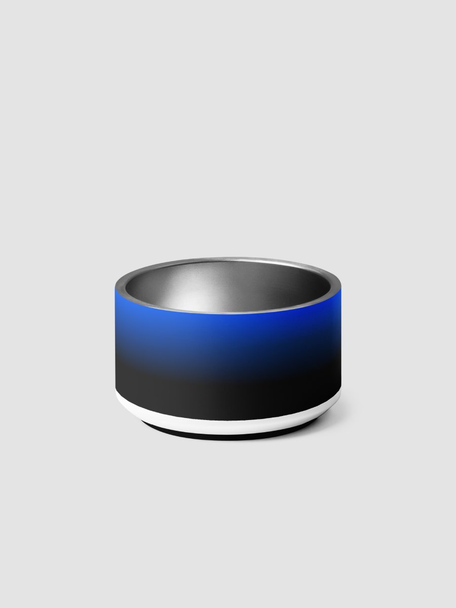 Blue Man Fans Hand Print Pet Bowl product image (5)