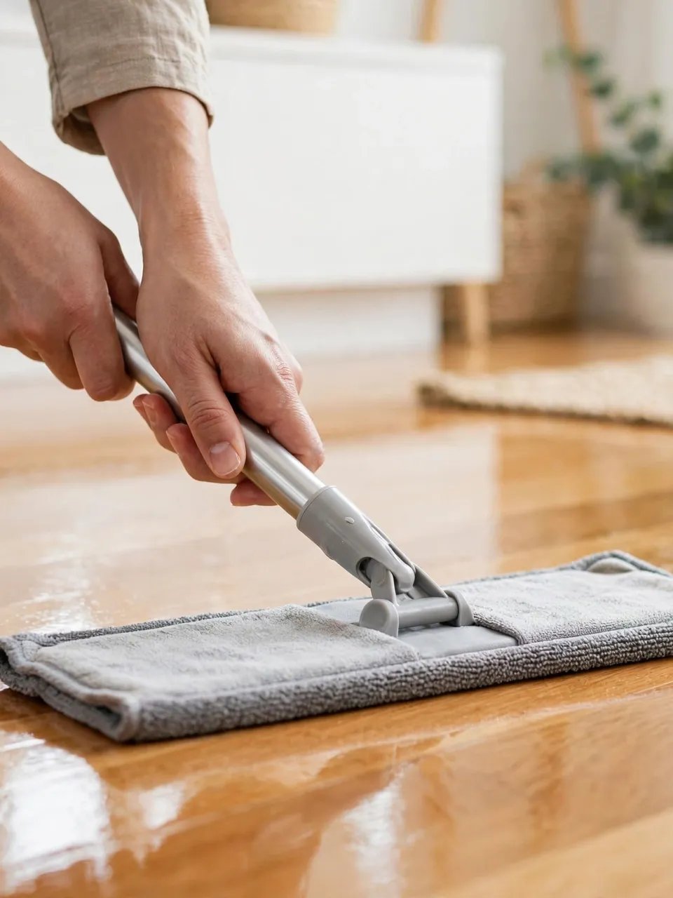 Flat Mop & Reusable Pads Set — Wash, Wring, Reuse product image (3)