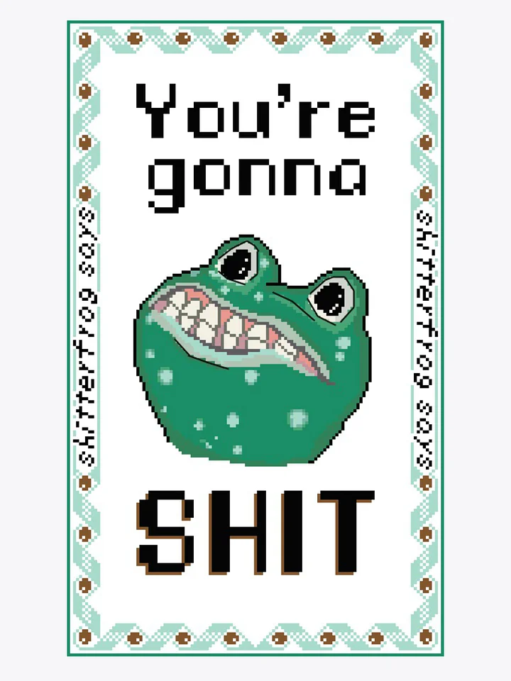 DIY Shitterfrog Sampler Pattern product image (1)