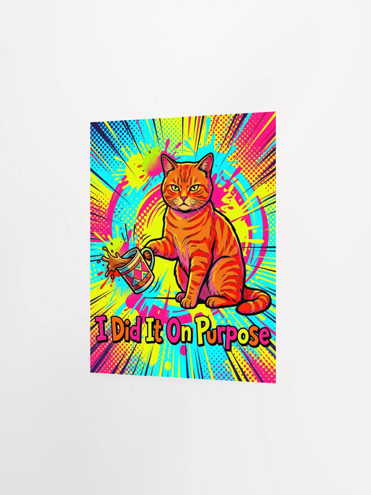 On Purpose Cat Poster product image (26)