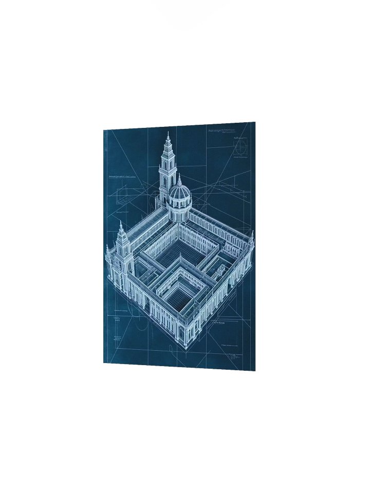 El Escorial Monastery: Technical Architectural Blueprint (Cyanotype Edition) product image (15)